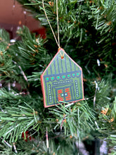 Load image into Gallery viewer, Clay House Ornament #25
