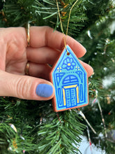 Load image into Gallery viewer, Clay House Ornament #22

