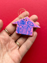 Load image into Gallery viewer, Clay House Ornament #21
