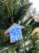 Load image into Gallery viewer, Clay House Ornament #13
