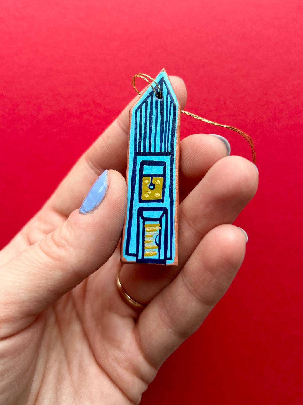 Clay House Ornament #1