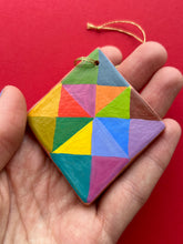 Load image into Gallery viewer, Clay Diamond Ornament #44
