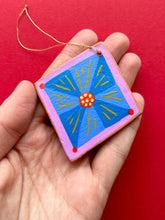 Load image into Gallery viewer, Clay Diamond Ornament #42

