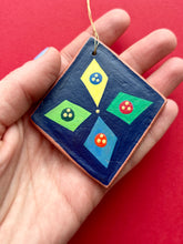 Load image into Gallery viewer, Clay Diamond Ornament #41
