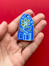 Load image into Gallery viewer, Clay House Ornament #208
