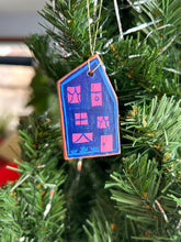 Load image into Gallery viewer, Clay House Ornament #206
