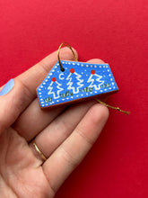 Load image into Gallery viewer, Clay House Ornament #205
