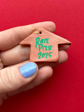 Load image into Gallery viewer, Clay House Ornament #203
