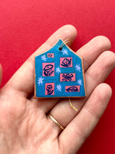 Load image into Gallery viewer, Clay House Ornament #201
