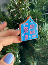 Load image into Gallery viewer, Clay House Ornament #201
