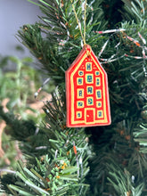Load image into Gallery viewer, Clay House Ornament #200
