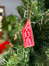 Load image into Gallery viewer, Clay House Ornament #199
