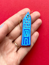 Load image into Gallery viewer, Clay House Ornament #198
