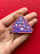Load image into Gallery viewer, Clay House Ornament #197
