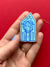 Load image into Gallery viewer, Clay House Ornament #196
