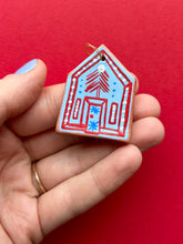 Load image into Gallery viewer, Clay House Ornament #194
