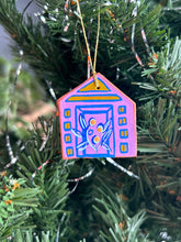 Load image into Gallery viewer, Clay House Ornament #193
