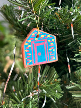 Load image into Gallery viewer, Clay House Ornament #189
