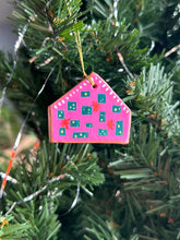 Load image into Gallery viewer, Clay House Ornament #188
