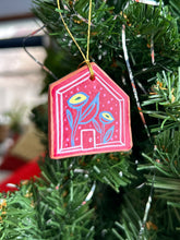 Load image into Gallery viewer, Clay House Ornament #186

