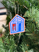 Load image into Gallery viewer, Clay House Ornament #183
