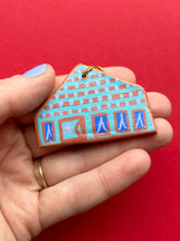Load image into Gallery viewer, Clay House Ornament #181
