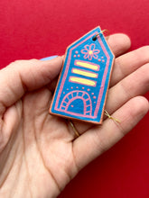 Load image into Gallery viewer, Clay House Ornament #180
