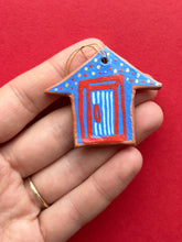 Load image into Gallery viewer, Clay House Ornament #179
