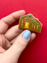 Load image into Gallery viewer, Clay House Ornament #173
