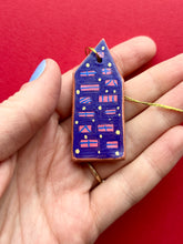 Load image into Gallery viewer, Clay House Ornament #170
