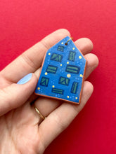 Load image into Gallery viewer, Clay House Ornament #166
