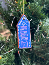 Load image into Gallery viewer, Clay House Ornament #164
