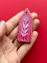 Load image into Gallery viewer, Clay House Ornament #163
