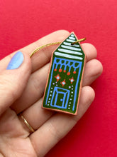 Load image into Gallery viewer, Clay House Ornament #160

