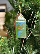 Load image into Gallery viewer, Clay House Ornament #160
