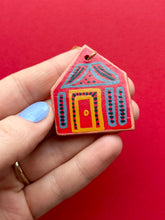 Load image into Gallery viewer, Clay House Ornament #159
