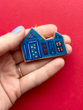 Load image into Gallery viewer, Clay House Ornament #158
