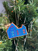 Load image into Gallery viewer, Clay House Ornament #158

