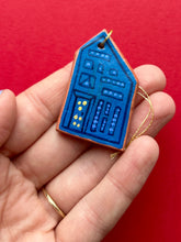 Load image into Gallery viewer, Clay House Ornament #156
