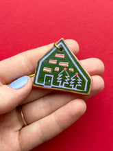 Load image into Gallery viewer, Clay House Ornament #155
