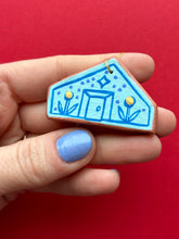 Load image into Gallery viewer, Clay House Ornament #154
