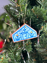 Load image into Gallery viewer, Clay House Ornament #154
