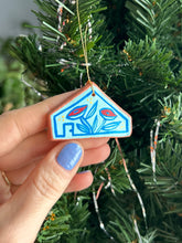 Load image into Gallery viewer, Clay House Ornament #153

