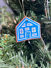 Load image into Gallery viewer, Clay House Ornament #152
