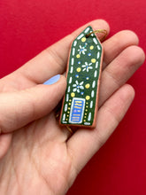 Load image into Gallery viewer, Clay House Ornament #146
