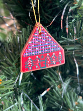 Load image into Gallery viewer, Clay House Ornament #144
