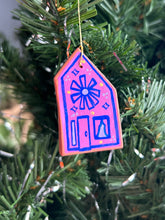 Load image into Gallery viewer, Clay House Ornament #143
