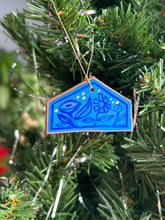 Load image into Gallery viewer, Clay House Ornament #142
