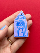 Load image into Gallery viewer, Clay House Ornament #140
