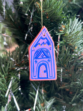 Load image into Gallery viewer, Clay House Ornament #140
